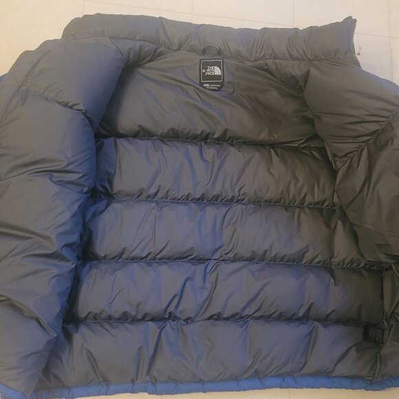 The North Face 700 STOW AWAY Puffer Blue/Grey Jacket Men's size XXL EUC - Picture 12 of 14